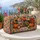 Autumn Coffee Mugs, Pumpkins and Florals for Cozy Seasonal Travel and Fall Getaways Quilted Weekend Bag - 5