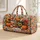 Autumn Coffee Mugs, Pumpkins and Florals for Cozy Seasonal Travel and Fall Getaways Quilted Weekend Bag - 1