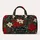 Navy Poinsettias And Candy Canes For Festive Holiday Travel And Winter Getaways Quilted Weekend Bag - 6