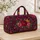 Vibrant Rose And Marigold Garden Blooms For Colorful Weekend Escapes And Getaways Quilted Weekend Bag - 4