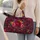 Vibrant Rose And Marigold Garden Blooms For Colorful Weekend Escapes And Getaways Quilted Weekend Bag - 2