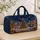 Moonlit Snow Village and Glowing Cottages for Cozy Winter Holiday Getaways Quilted Weekend Bag - 4