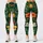 Tropical Pineapple, Hibiscus and Palm Leaves for Sunny Resort Getaways and Vacations Leggings - 3