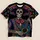 Neon Skeleton Mariachi with Guitar for Day of the Dead Celebrations and Nightlife All-over Print Unisex T-shirt - 1