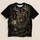 Whitetail Buck and Bowhunter American Flag Scene for Rugged Outdoor Hunting Enthusiasts All-over Print Unisex T-shirt - 1