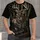 Whitetail Buck and Bowhunter American Flag Scene for Rugged Outdoor Hunting Enthusiasts All-over Print Unisex T-shirt - 4