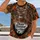 Whitetail Deer Hunting Scene for Woodland Outdoor Adventures and Weekend Hunting Trips All-over Print Unisex T-shirt - 2