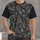 Blue Gray Woodland Camouflage for Hiking, Hunting and Outdoor Adventures for Men All-over Print Unisex T-shirt - 4