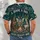 Woodland Readers and Campfire Story for Cozy Halloween Book Lovers All-over Print Unisex T-shirt - 6