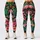 Tropical Flamingos and Palm Leaves for Beach Days, Island Travel, and Summer Getaways Leggings - 3