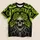 Skull and Monstera Gothic Look for Halloween Parties and Plant Lovers All-over Print Unisex T-shirt - 1