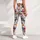 Sugar Skulls Butterflies and Bright Florals for Halloween Festivities and Fall Style Leggings - 5