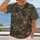 Realistic Buck in Woodland Camouflage for Hunting Hiking and Outdoor Adventures All-over Print Unisex T-shirt - 2