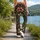 Wildflower Botanicals for Relaxed Coastal Getaways and Easy Summer Adventures Outdoors Leggings - 12