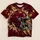 Burgundy Football Helmet and Gold Sparks for Game Day Streetwear Fans All-over Print Unisex T-shirt - 1