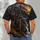 Autumn Deer Waterfall Wilderness for Hiking Camping and Scenic Outdoor Adventures All-over Print Unisex T-shirt - 6