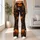Pumpkin Skull Roses And Bats For Halloween Parties And Spooky Autumn Style Leggings - 11