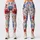 Red White And Blue Wildflowers For Summer Fourth Of July Celebrations For Women Leggings - 3