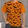Black Bat Silhouettes for Halloween Parties and Spooky Autumn Celebrations All-over Print Unisex T-shirt - 4