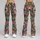 Sugar Skull Folk Art for Halloween Parties and Bohemian Autumn Style Leggings - 9