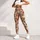 Red-Nosed Reindeer Faces for Cozy Christmas Celebrations and Holiday Cheer Leggings - 4