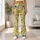 Yellow Blue Wildflowers for Sunny Commutes and Casual Everyday Outings Leggings - 12