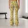 Yellow Blue Wildflowers for Sunny Commutes and Casual Everyday Outings Leggings - 10