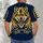 Fierce Golden Wolf Football Spirit for Autumn Game Day and Outdoor Sports Fans All-over Print Unisex T-shirt - 6