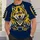 Fierce Golden Wolf Football Spirit for Autumn Game Day and Outdoor Sports Fans All-over Print Unisex T-shirt - 5