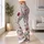 Burgundy Wildflower Blooms For Relaxed Spring Getaways And Everyday Casual Style Leggings - 11