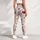 Burgundy Wildflower Blooms For Relaxed Spring Getaways And Everyday Casual Style Leggings - 5