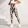 Jack-o'-Lanterns, Black Cats and Cross Tombstones for Halloween Night Celebrations Leggings - 5