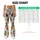 Jack-o'-Lanterns, Black Cats and Cross Tombstones for Halloween Night Celebrations Leggings - 7
