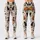 Jack-o'-Lanterns, Black Cats and Cross Tombstones for Halloween Night Celebrations Leggings - 3