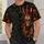 Sacred Heart Sugar Skull With Roses For Day Of The Dead Celebrations And Devotion All-over Print Unisex T-shirt - 5