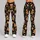 Gingerbread Cookies, Candy Canes & Snowflakes for Festive Christmas Celebrations Leggings - 9