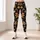 Gingerbread Cookies, Candy Canes & Snowflakes for Festive Christmas Celebrations Leggings - 6