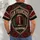 San Francisco Football Roses and Bridge Crest for Game Day City Sports Fans All-over Print Unisex T-shirt - 6