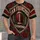 San Francisco Football Roses and Bridge Crest for Game Day City Sports Fans All-over Print Unisex T-shirt - 4