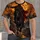 Pumpkin-Carrying Headless Rider and Black Horse for Halloween Night Celebrations All-over Print Unisex T-shirt - 4