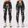 Floral Skull Blooms for Halloween Celebrations and Gothic Autumn Style Leggings - 3