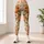 Watercolor Pumpkin Florals for Halloween Harvest Celebrations and Cozy Autumn Days Leggings - 4