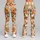 Watercolor Pumpkin Florals for Halloween Harvest Celebrations and Cozy Autumn Days Leggings - 9