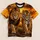 Lion and Tiger at Golden Dusk for Wildlife Lovers and Relaxed Everyday Adventures All-over Print Unisex T-shirt - 1
