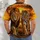 Lion and Tiger at Golden Dusk for Wildlife Lovers and Relaxed Everyday Adventures All-over Print Unisex T-shirt - 6