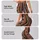 Vintage Bohemian Black And Rust Stripe Motifs For Everyday Casual And Studio Wear Leggings - 2