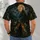 Gothic Witch and Haunted Castle Scene for Halloween Parties and Costume Nights All-over Print Unisex T-shirt - 6