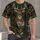 Deer Forest Plaid Hunting Scene for Camping Hiking and Rustic Outdoor Adventures All-over Print Unisex T-shirt - 4