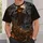 Pumpkin Scarecrow Crow Cornfield Scene for Halloween Night Celebrations All-over Print Unisex T-shirt - 5