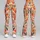Coral Lantern Pods And Autumn Botanicals For Everyday Commuting Leggings - 9